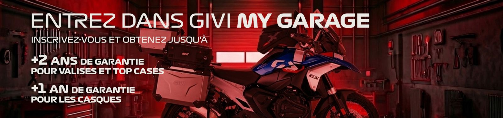 Prolongez votre garantie avec MyGarage by Givi